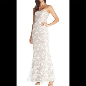 Dress the Population Lace Gown
